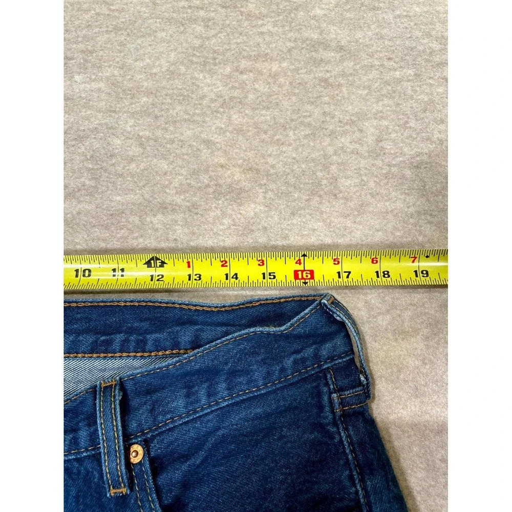 Levi's‎ 501 Jeans Mens 35x33 Blue Denim Cotton 5-Pockets Button Fly Straight Leg